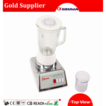 Liquidificador seco manual dos alimentos dos Smoothies de Geuwa com frasco de vidro Kd316